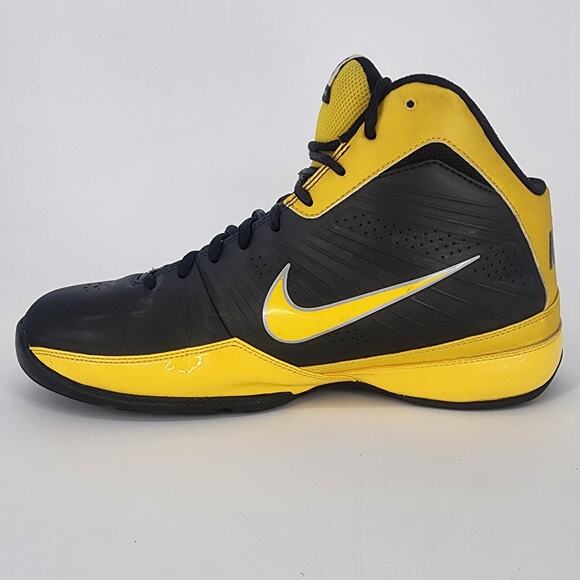 Nike Air Quick Handle Sample Shoes Black Yellow Silver Men’s Size 9 - Picture 3 of 15